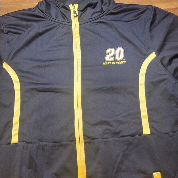 Chase Authentics NASCAR Jacket XL Matt Kenseth #20 Black Yellow – EUC - Picture 6 of 12